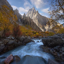 Karakoram, Pakistan, Mountains, Charakusa, Nagma, Hushe, towers, autumn