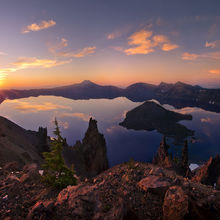 Crater Lake Pano - Crater Lake, Oregon