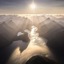 fiordland, new zealand, beams