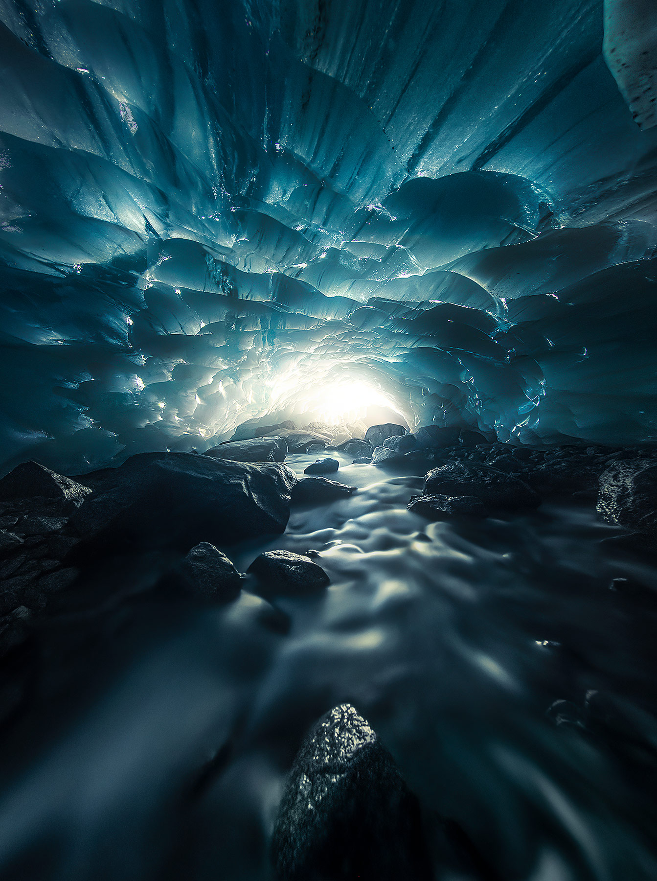 Deep underneath in the frozen world below a glacier is how I prefer to spend my summers. &nbsp;There are hundreds of miles of...