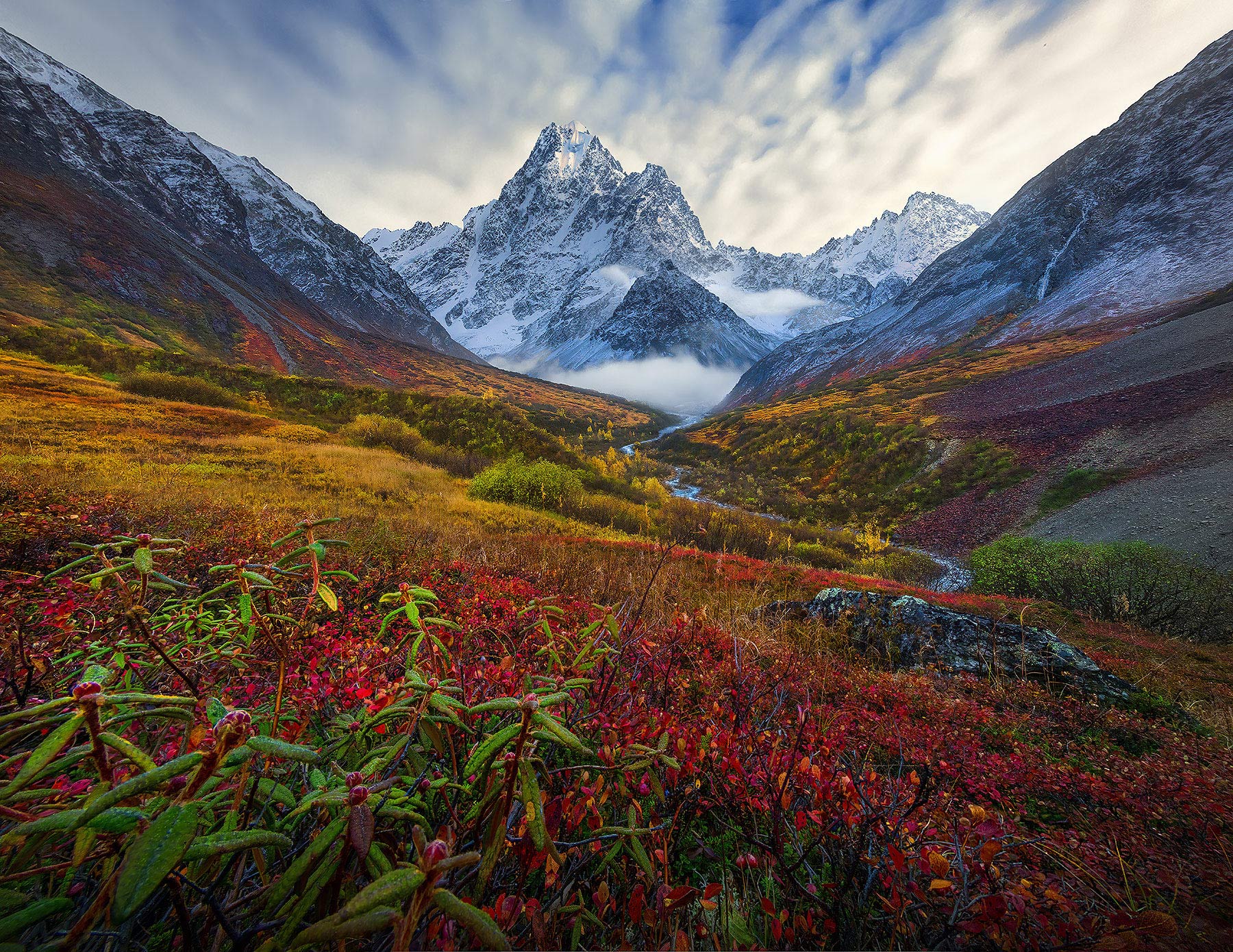 A remote wilderness location deep in the Chugach Range of Alaska.  Can you smell the fresh air?  What a place....