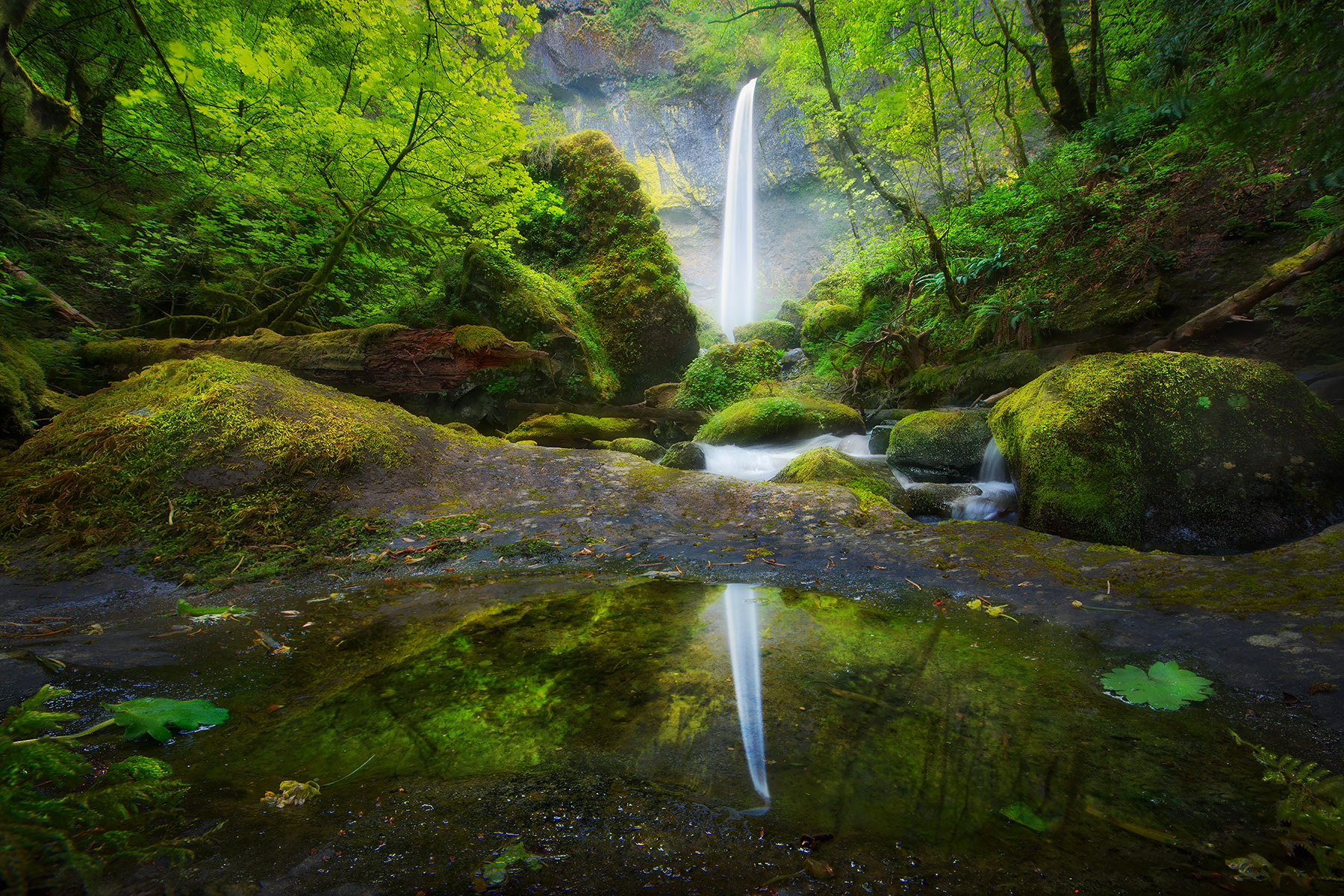 Catching Pool, Elowah Falls, Oregon
