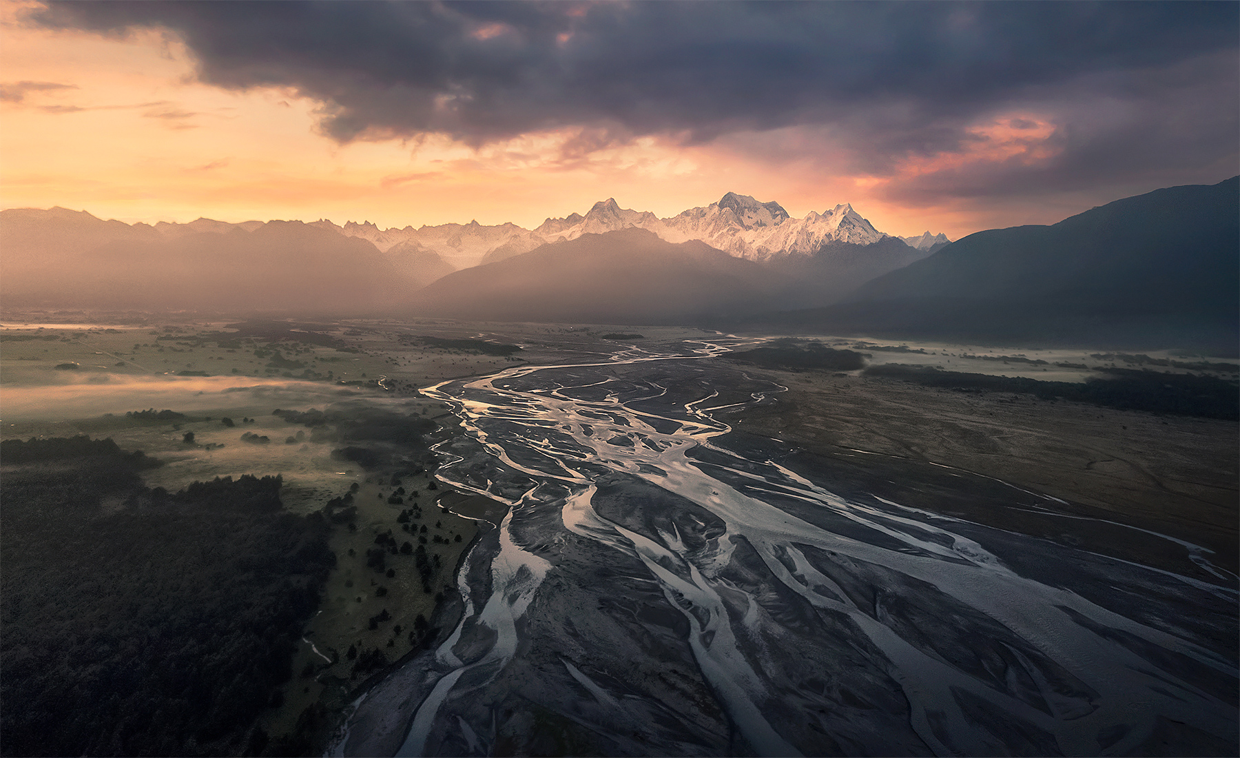 The first photograph ever on this website taken using a drone. &nbsp;Here it is folks.&nbsp;&nbsp;What else? &nbsp;Glacial rivers...