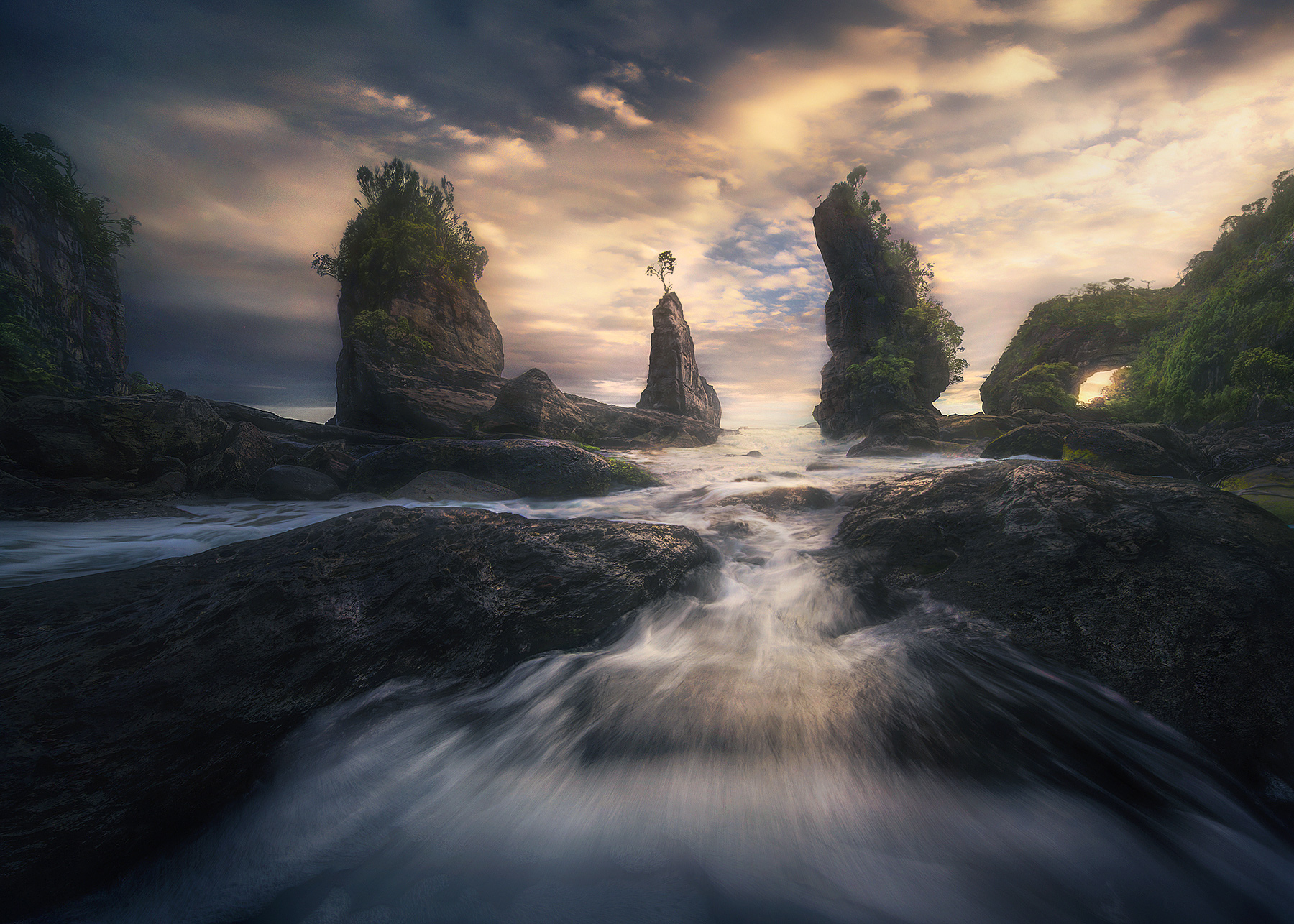 One of the most remote and beautiful coastlines in the world, from the bottom of the South Island in New Zealand.&nbsp;