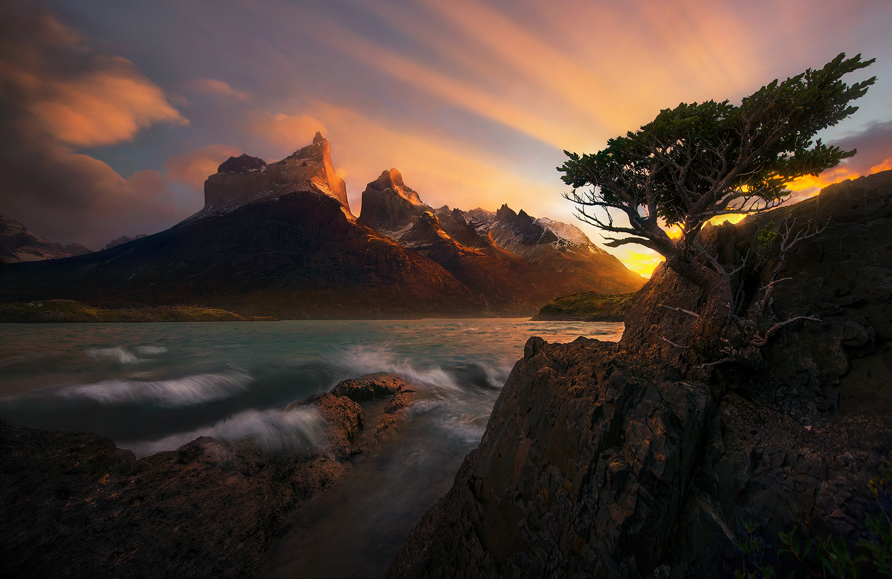 Life on the Edge | Torres Del Paine, Chile | Marc Adamus Photography