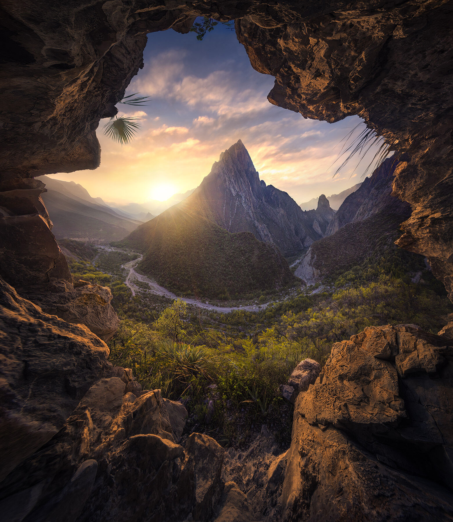 Potrero Chico, La Huasteca, towers, jagged, steep, cliffs, Mexico, cave