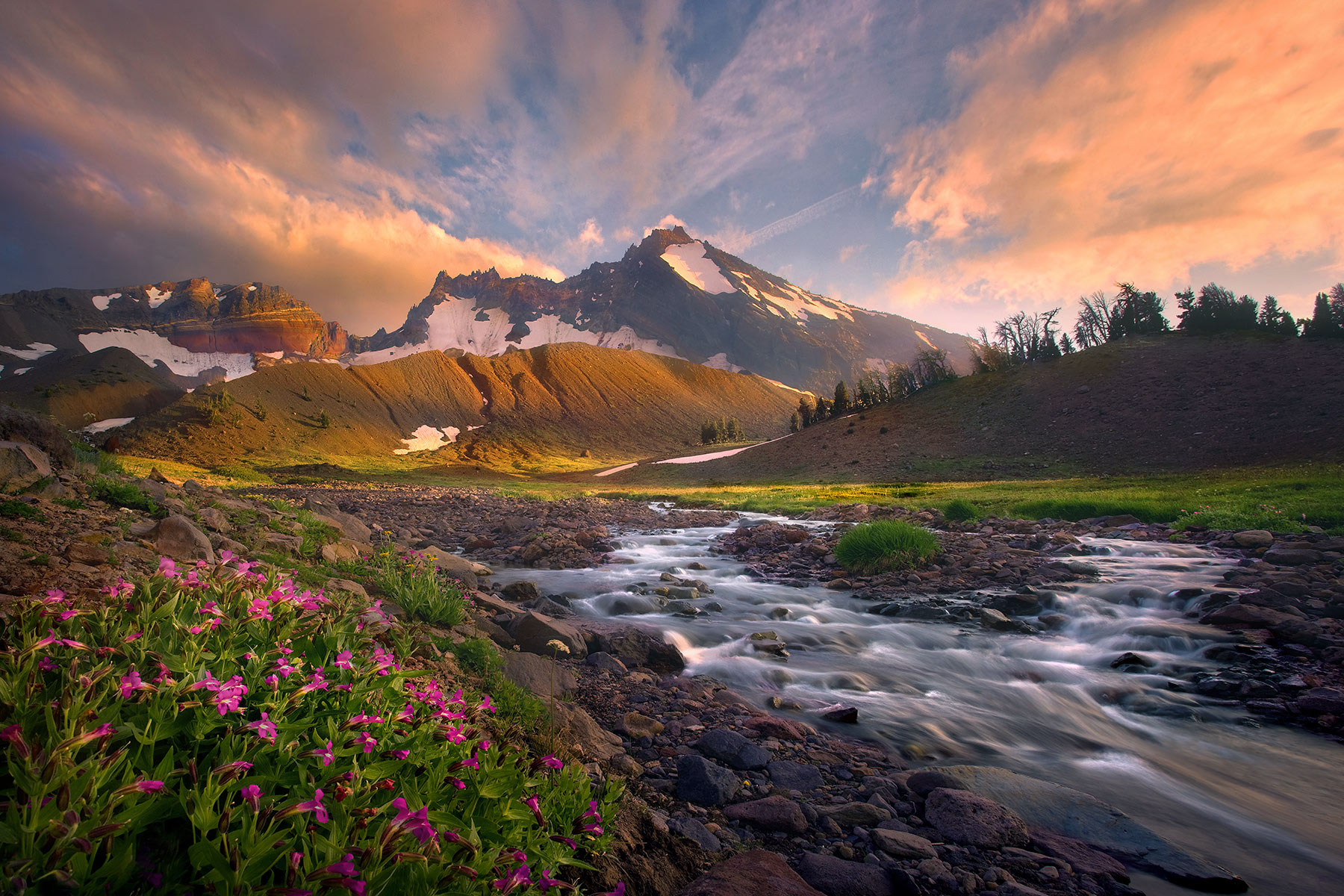Lighting the Way, Broken Top, Oregon