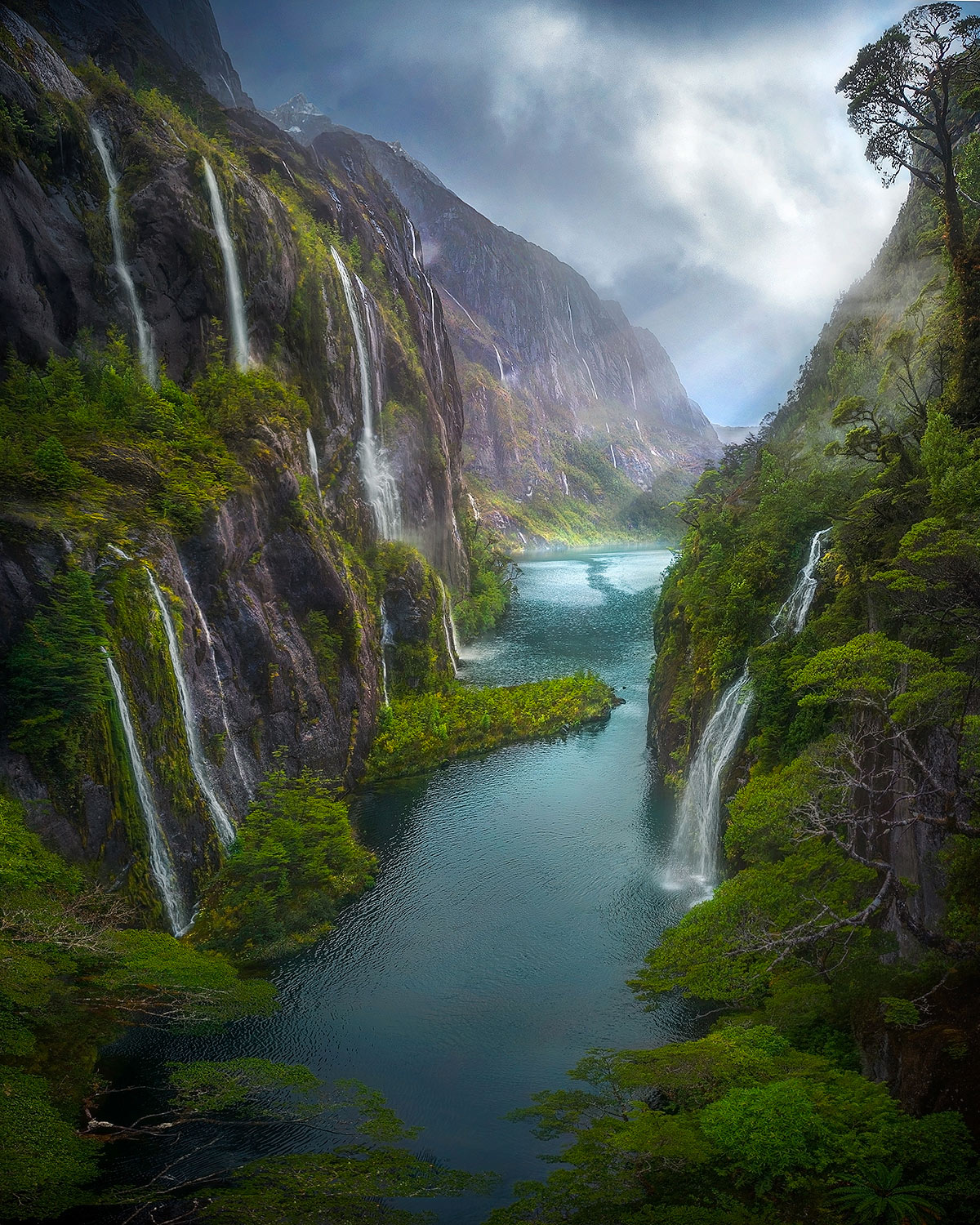 An extremely remote and hidden valley deep within undiscovered fjords in South Chile.  A place of mystery and untold treasures...