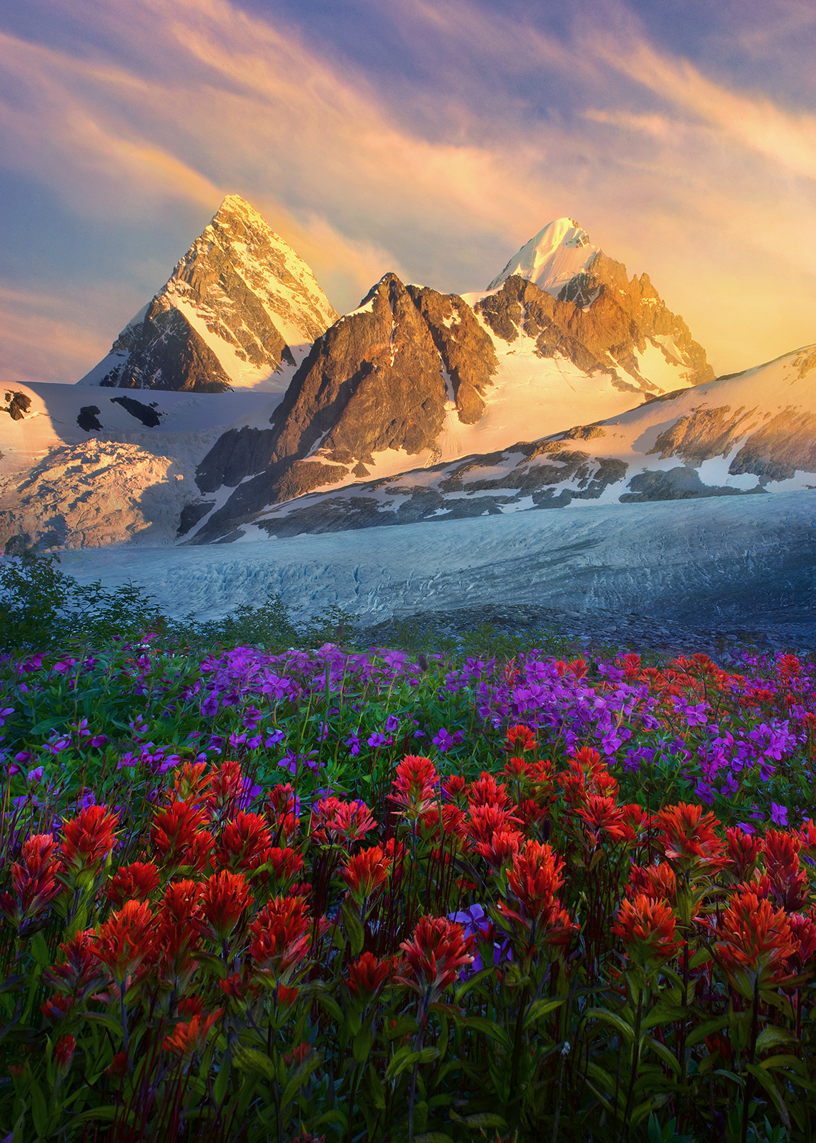 Summer Wilderness (2011) I actually made this image during a 3-week solo trek here in 2011, but I only processed it recently, 're-imagining' it...