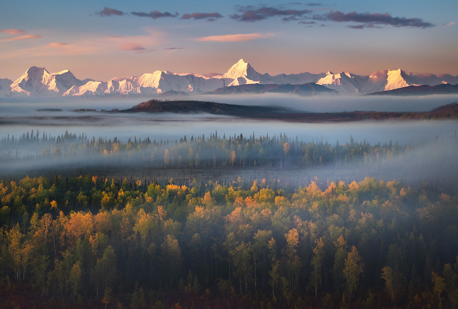 The most beautiful morning I've ever seen along the Tanana, and that's really saying something!
