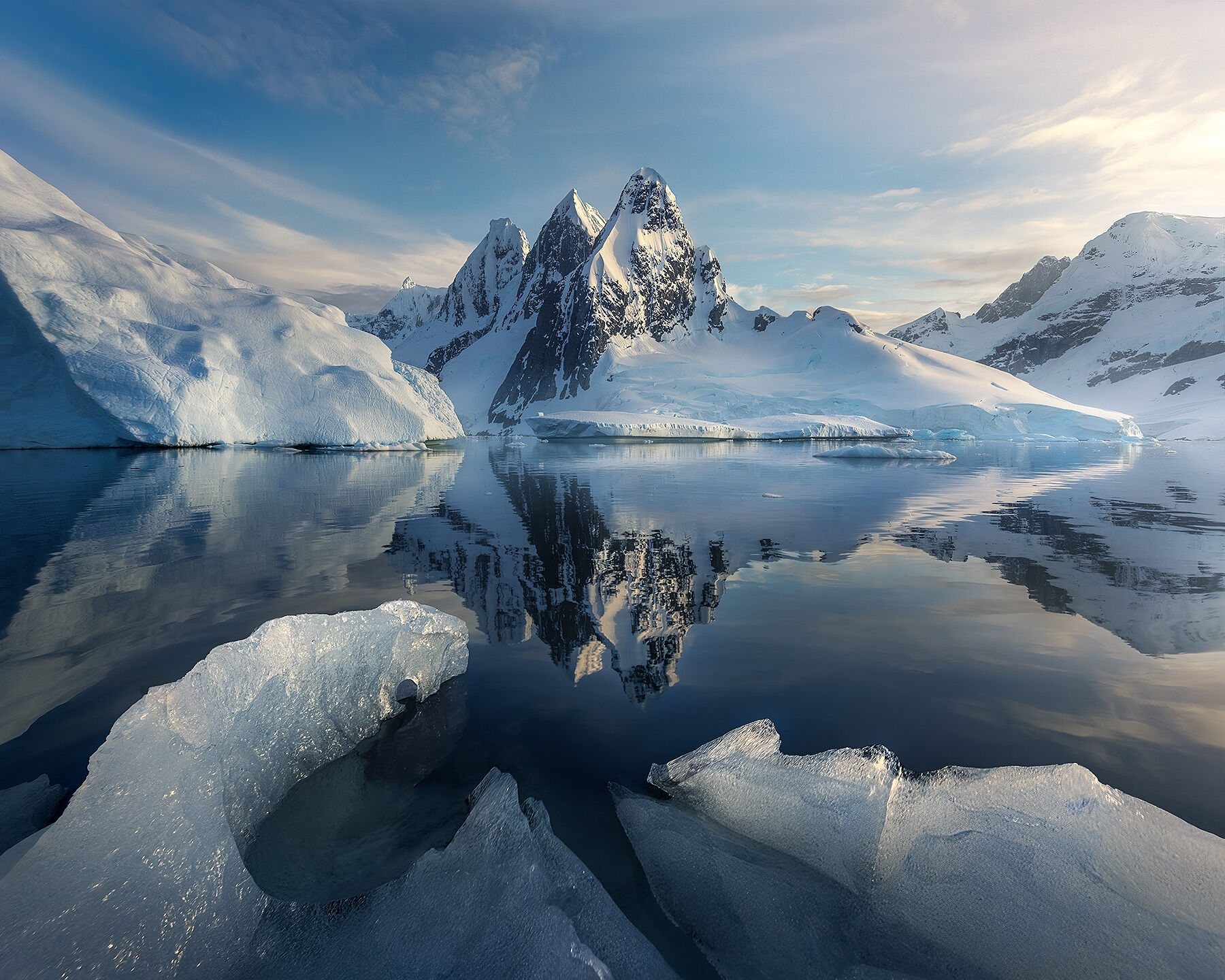 Found this interesting chunk of ice floating in the bay and decided it would make a good foreground for about 3 seconds before...