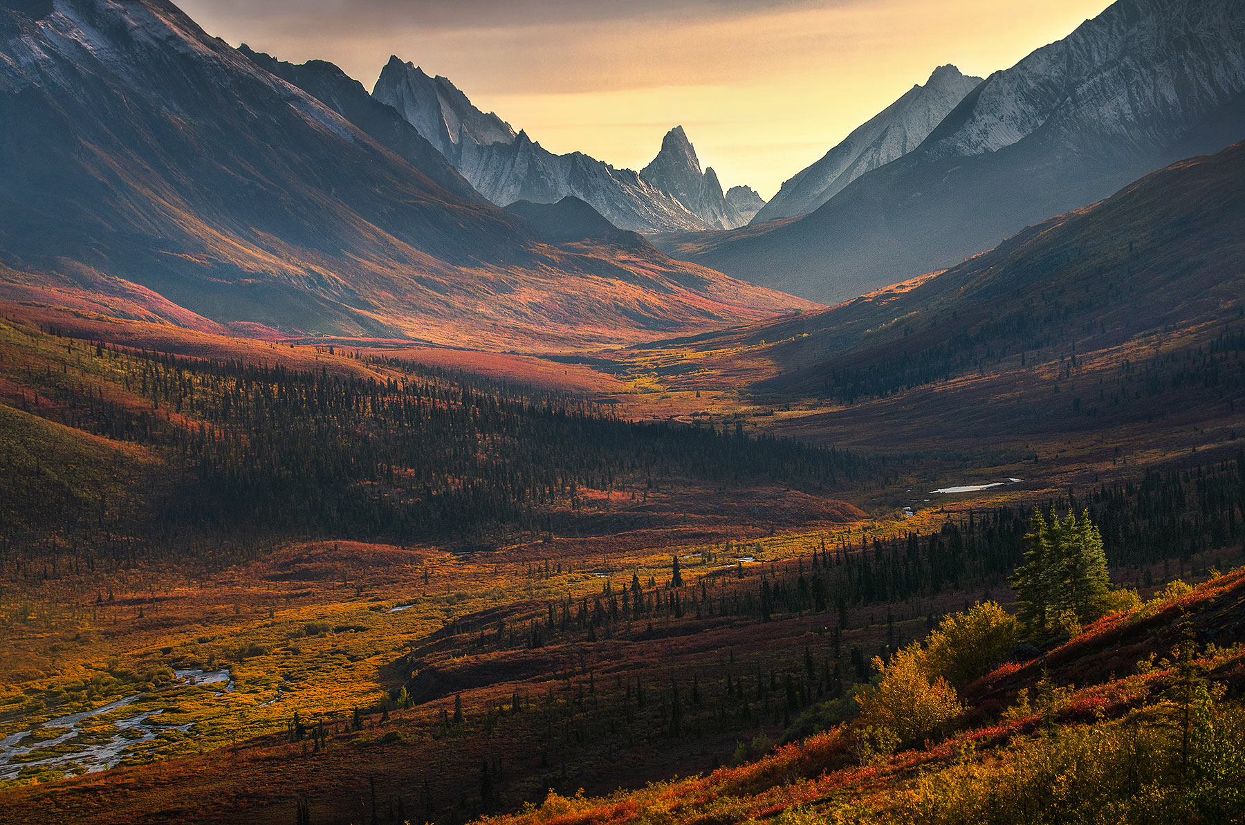 Tombstone. &nbsp;Home of the Klondike and the great gold rush of 1898. &nbsp;Here, I photographed it bathed in the gold of autumn...