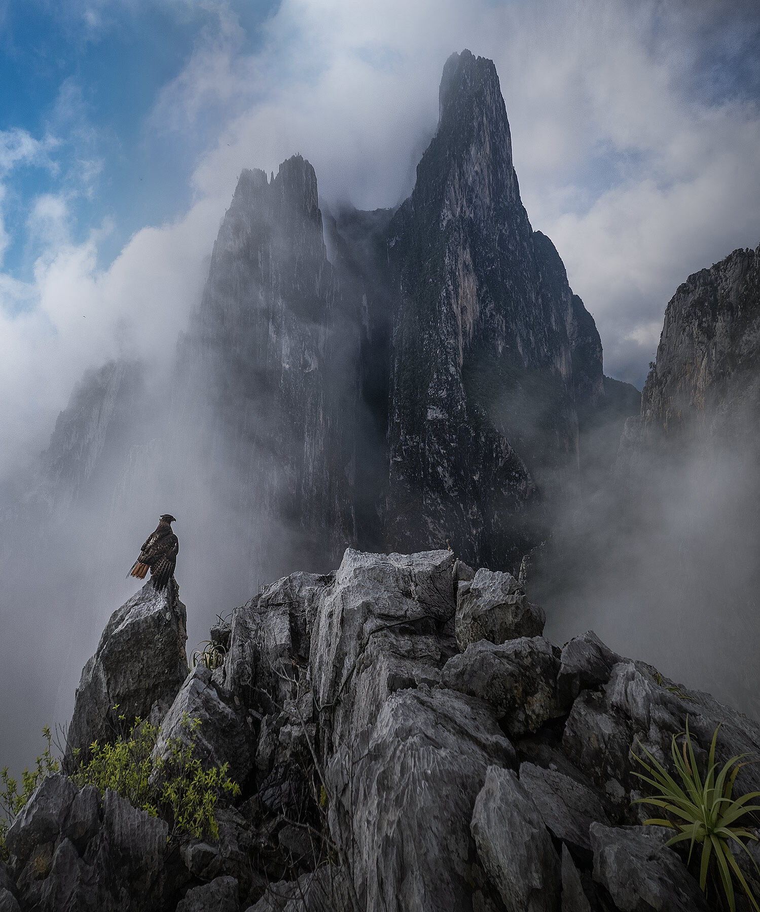 Potrero Chico, La Huasteca, towers, jagged, steep, cliffs, Mexico, 